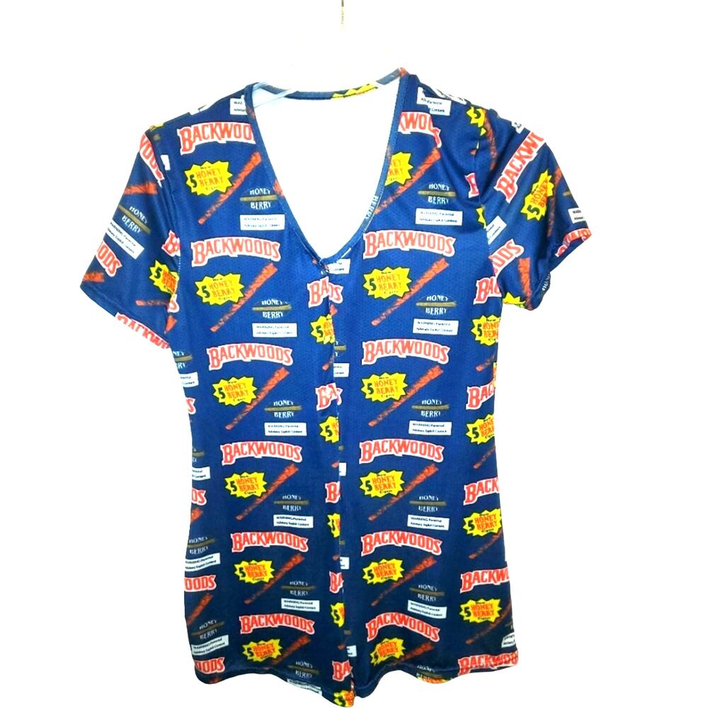 Backwoods Romper Size large lounge wear women one piece